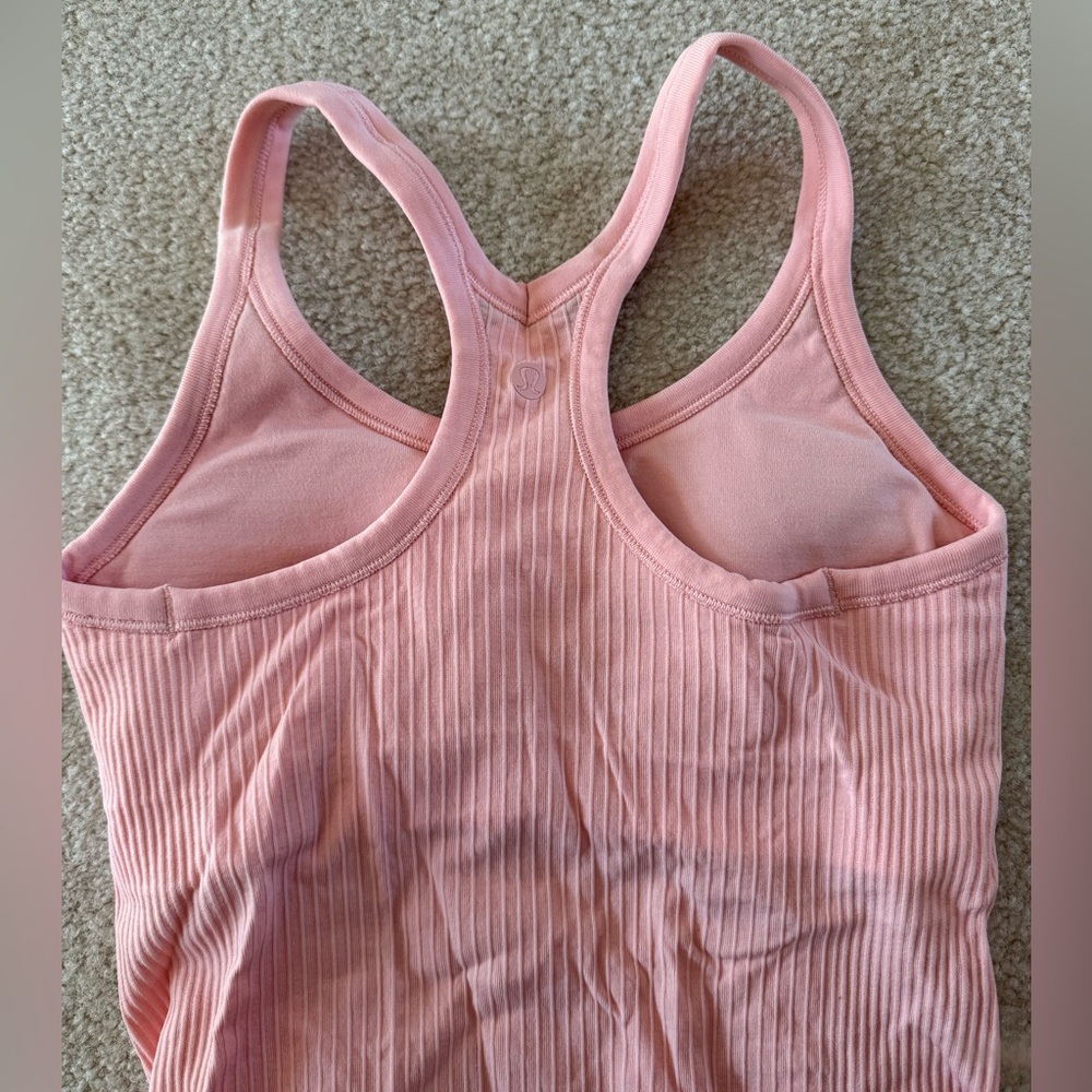 LULULEMON baby pink racer back tank